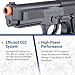 Evike Airsoft - Win Gun High Power M9 CO2 Powered Airsoft Gas Airsoft Pistol - Black