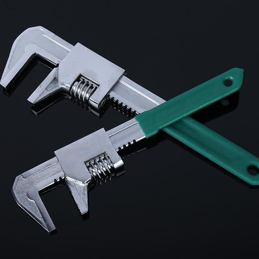 Uonlytech 1pc f-type wrench movable spanners professional shifter spanner wide opening professional hand tool plumbing wrench Tube Pliers water 45# steel pipeline