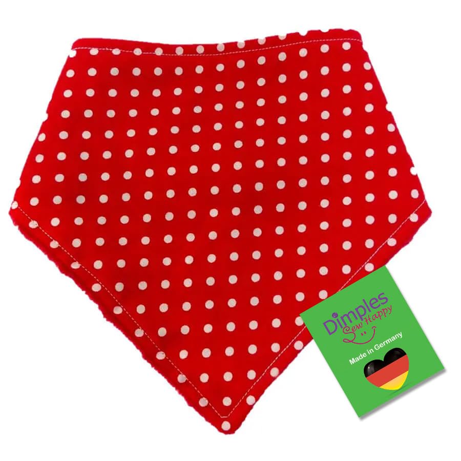 Bandana chiot fait main Dimples 60cm - Cadeau anniversaire