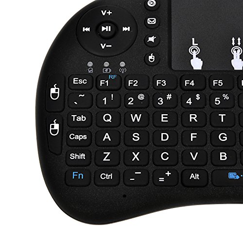 Mwk08 Mini Wireless Keyboard. 2.4Ghz Rechargable Multimedia Keyboard/Remote With Touchpad For Pc, Pad, Android Tv Box, Google Tv Box, Kodi/Xbmc, Xbox360, Ps3 & Htpc Iptv #TOP6