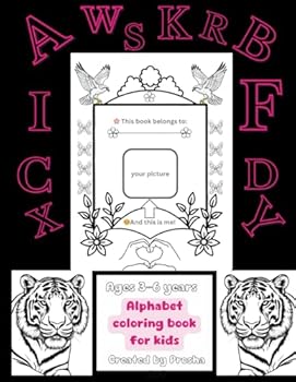 Paperback Alphabet coloring book for kids 3–6 Book