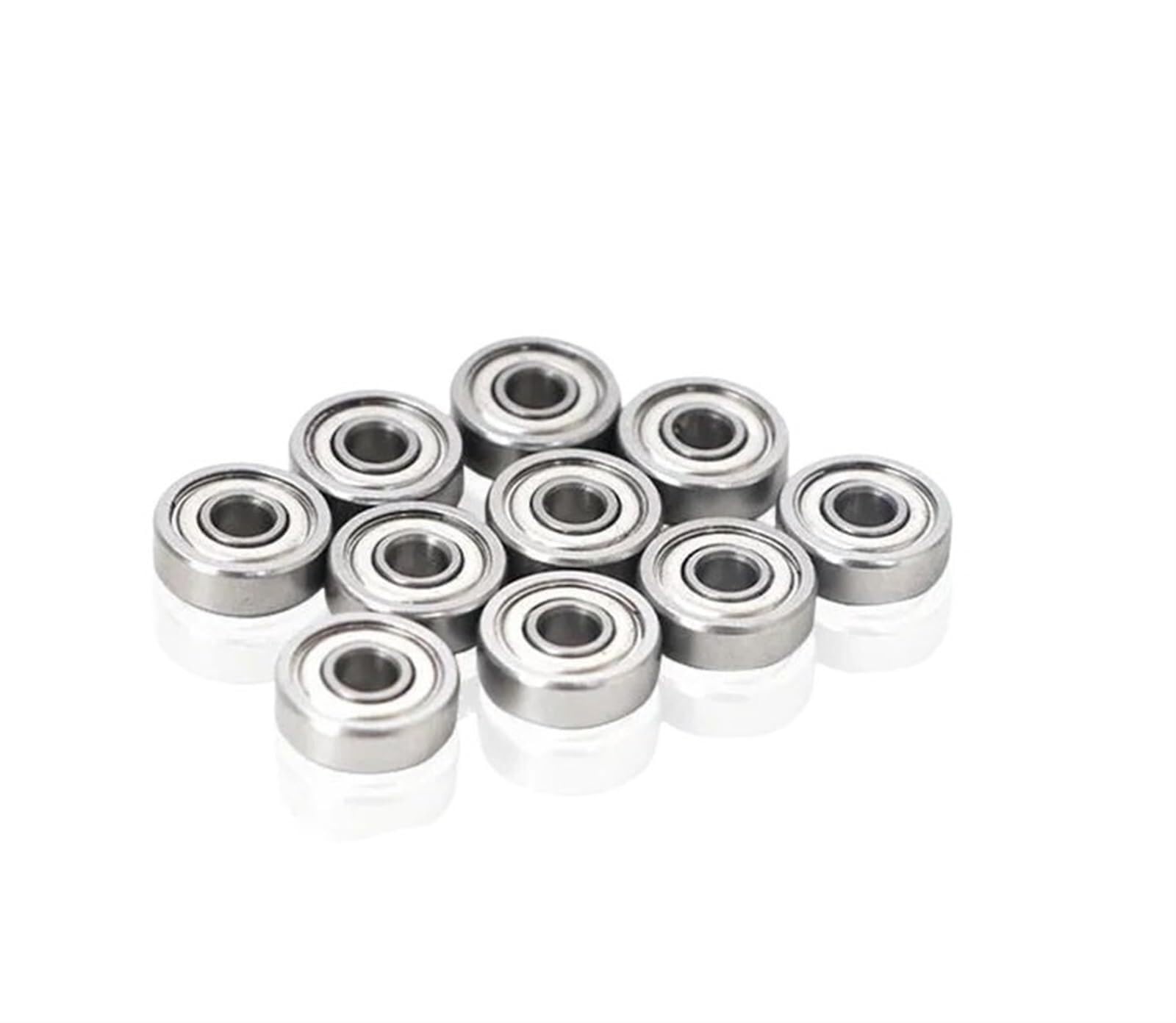 Bouclier de joint bimétallique Micro roulement à gorge profonde 5 pièces R2ZZ 3.175x9.525x3.967mm ABEC-5 roulements billes une rangée(R8zz)