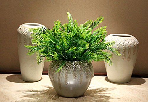 SFTlite 6 Pack Artificiale Foglie Arbusti Plastica...