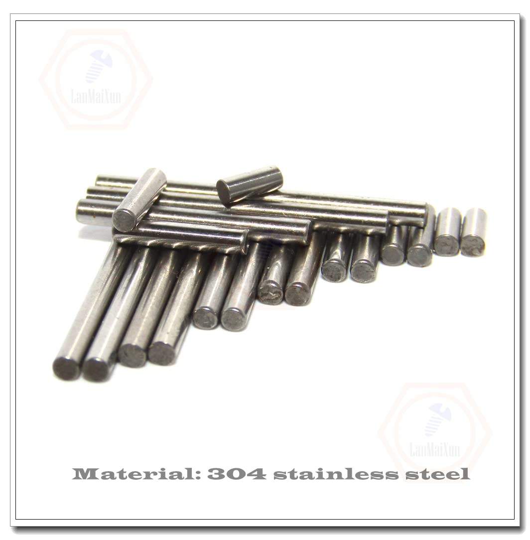 5 pezzi φ10mm×40mm Perno cilindrico del perno del perno del perno del perno del perno d'acciaio che sopporta le mensole d'acciaio del supporto dei pioli