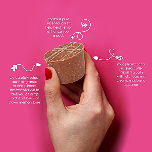 Bomb Cosmetics Derretir De Baño Envuelto Para Regalo, Contiene 6 Piezas, 70 G En Total, Chocolate Ballotin, Chispas De Chocolate Con Menta - imagen 4