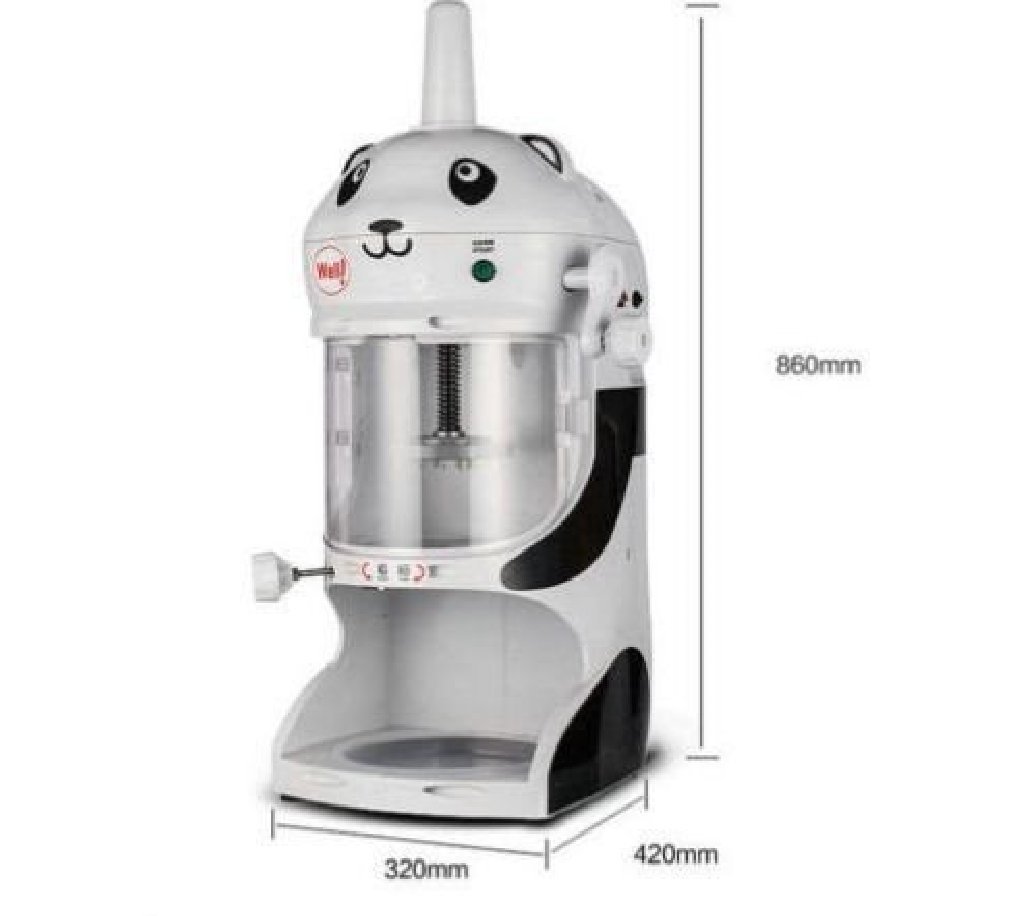 YUCHENGTECH 110V Commercial Snow Ice Block Shaving Machine Shaved Ice Machine Ice Crusher 90KG/H