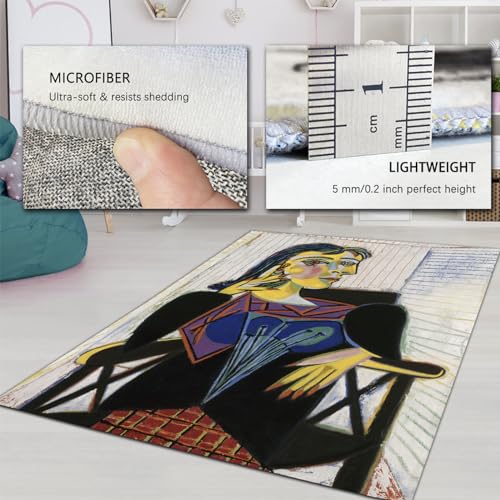 Tapis Picasso Dora Maar abstrait pour sublimer votre patio extérieur - 6