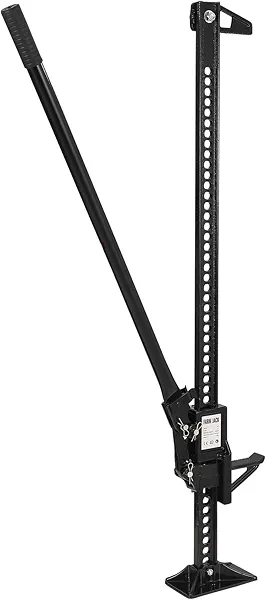 GarveeTech Farm Jack, 48 Inch Ratcheting Off Road Utility High Lift Jacks, 3 Ton (6600 Lb) Capacity Farm Jack for Tractor Truck Car Jeep, Black (48 in)