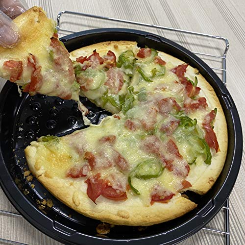 Disposable Cpet Plastic 9 Inches Oven Baking Pizza Pans - Durable Tray For Pizza Cookies Cake Bread Focaccia Meat - Baking Pans Tray, Easy Clean, Oven Freezer Microwave And Dishwasher Safe-Pack Of 25 #TOP5