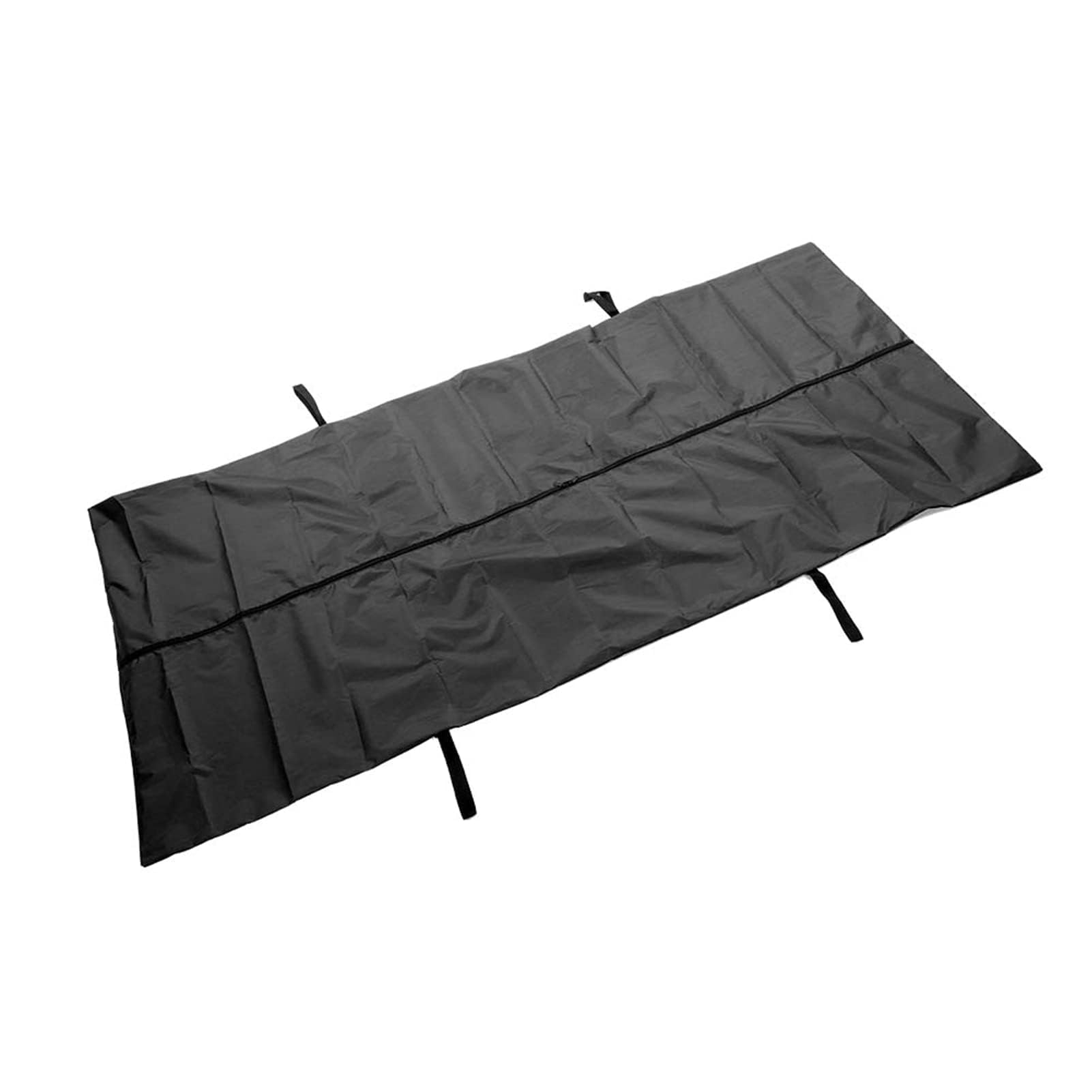 Sac Mortuaire de Cadavre, Sac de Rangement de Corps en Tissu Oxford Imperméable D'urgence pour Hôpital à Domicile (noir) (210*75 CM)