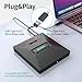 SUIDEK CD DVD Drive External, Portable CD DVD Driver +/-RW Burner with 2.5