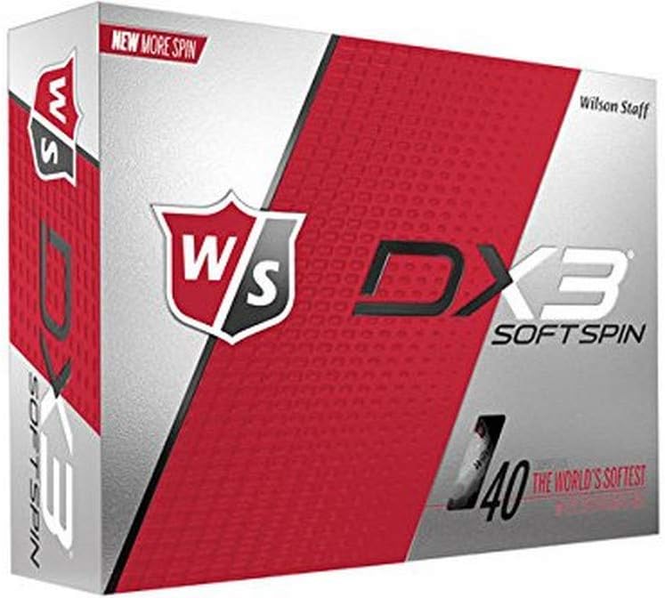 Wilson Staff DX3 3-Piece Construction Golf Balls for Maximum Distance (Pack of 12)