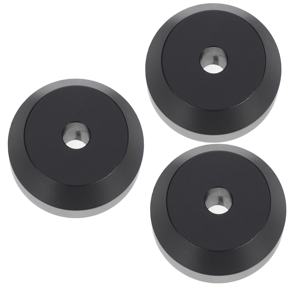BESTonZON 3 Pezzi 45 Adattatore Di Registrazione Adattatore Per Dischi Da 45 Giri Accessori Adattatore Per Dischi in Vinile Metalli Piccolo Adattatore Metallo Giradischi Alluminio Cupola