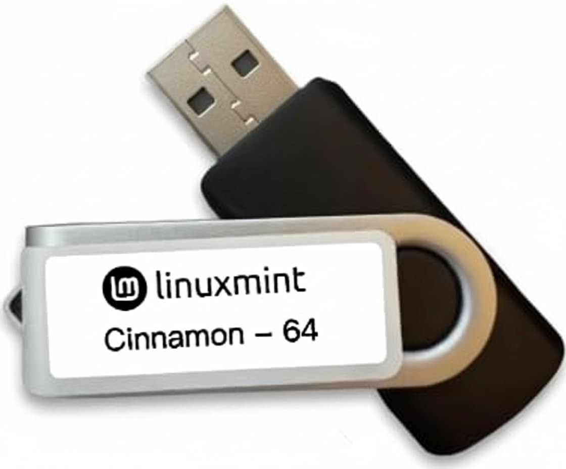 Amazon.com: Linux Mint Cinnamon 22 64-bit Live USB Flash Drive
