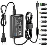 KFD 60W DC12V 5A Universel Alimentation Chargeur 12V pour LED Ordinateurs Portables écran PC LCD TFT radios Adaptateur Secteur AVCE 10 Embouts 5,5x2,5mm 3,5x1,35 4,8x1,7 6,5x4,4 6,5x3,0 5,5x3,0mm