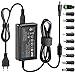 KFD 60W DC12V 5A Universel Alimentation Chargeur 12V pour LED Ordinateurs Portables écran PC LCD TFT radios Adaptateur Secteur AVCE 10 Embouts 5,5x2,5mm 3,5x1,35 4,8x1,7 6,5x4,4 6,5x3,0 5,5x3,0mm