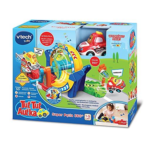 Cadeau Enfant Tut Tut Autka Diabelska Pętla 360 Trefl 61429 Circuit Interactif