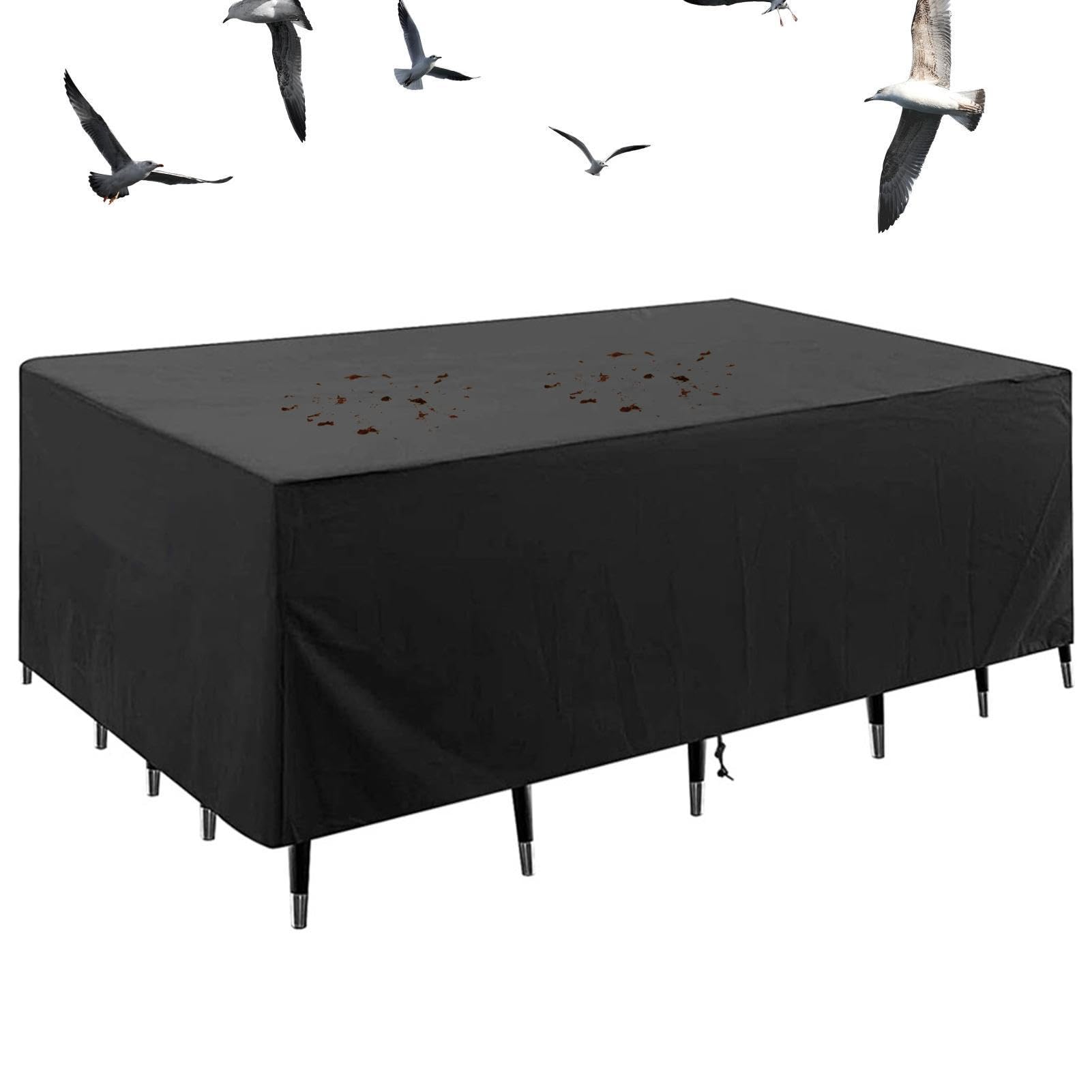 Housses de table et de chaise de patio extérieures résistantes aux intempéries