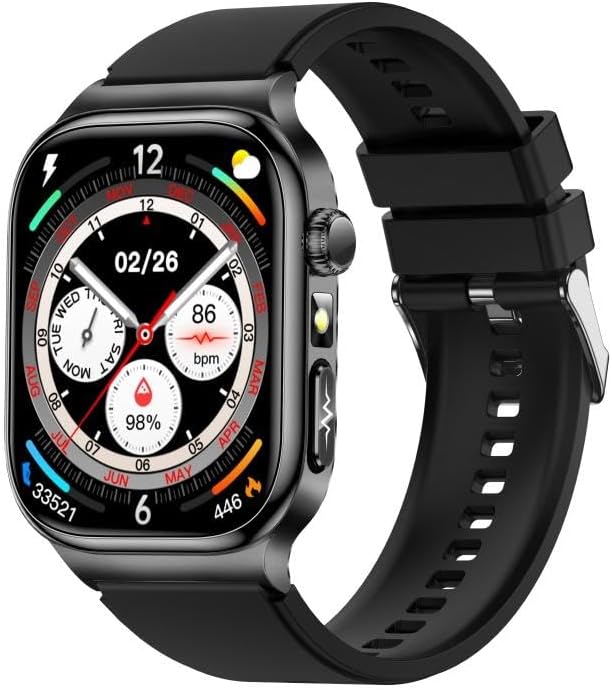 スマートウォッチ (日本製センサー・通話機能)