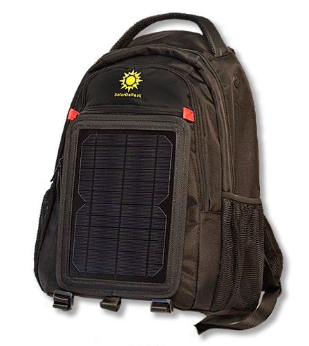 SolarGoPack Solar Powered Backpack, Charge Mobile Devices, Take Your Power with You - Stay Charged...