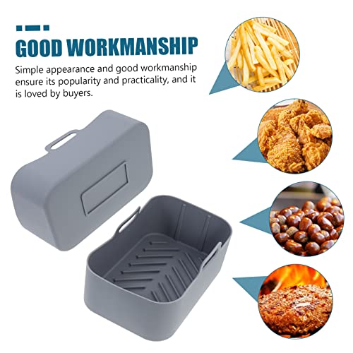 PRETYZOOM Forro Reutilizable para Freidora de Aire, Bandeja Antigrasa de Silicona, Accesorio Práctico para Cocinar y Evitar que los Alimentos Se Peguen miniatura 5