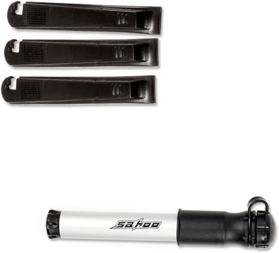 BESPORTBLE 7-in-1 Bike Repair Tool Set for Tire Repair Kit with Portable Bike Tire Levers Saddle Bag Inflator Patch Crowbar Chain Splitter for Sports