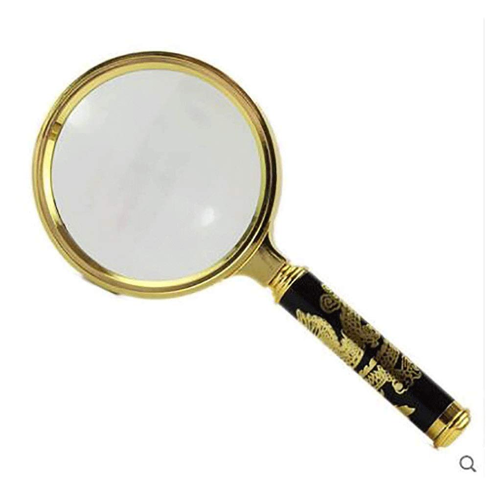 SaryEdge Handheld Magnifier with Magnifying Glass for Seniors Reading, Office, Electronics, Crafts, Maps and Prescriptions Warm as ever,