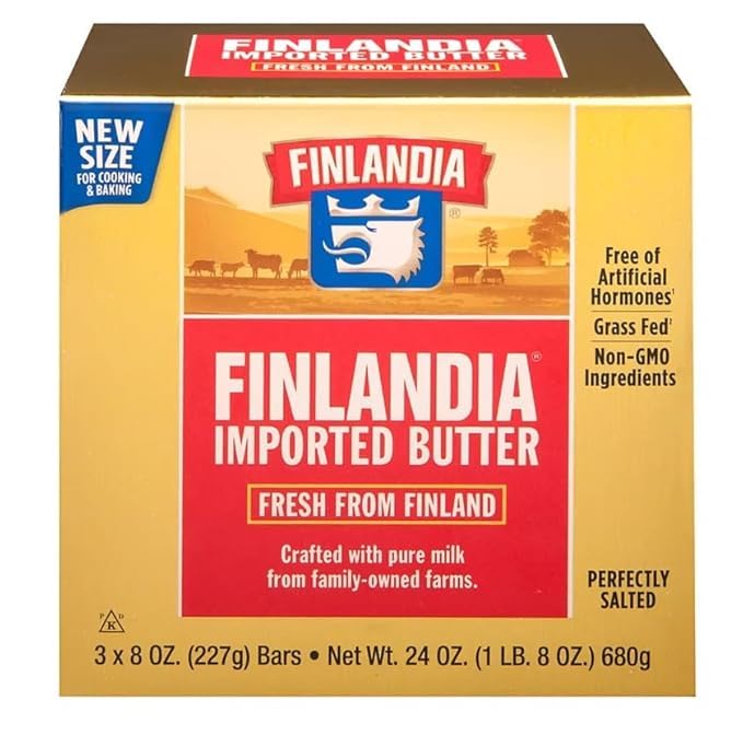 Finlandia Pure Milk Butter, (3 ct./8 oz. - 680g)- Pack of 2