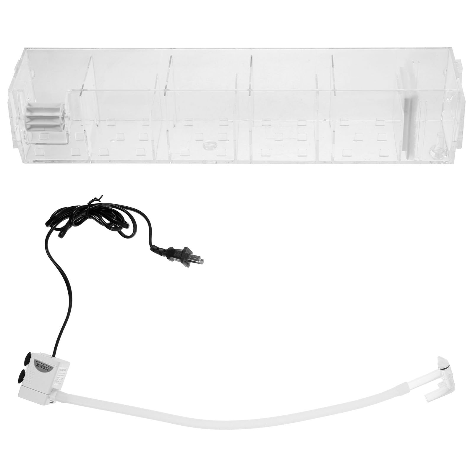 Aquarium Hängefilterbox mit Pumpe Acryl Material Leise und Langlebig Einfache Bedienung Klar im Design für Fischbecken und Zuhause