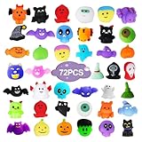 72Pcs Halloween Party Favors for Kids,Mochi Squishys Toys,Cute Kawaii Squishies Animals,Loot Bag Fillers for Kids Teens Adults Boys Girls,Stocking Stuffers,Easter Basket Stuffers,Birthday Party Gifts
