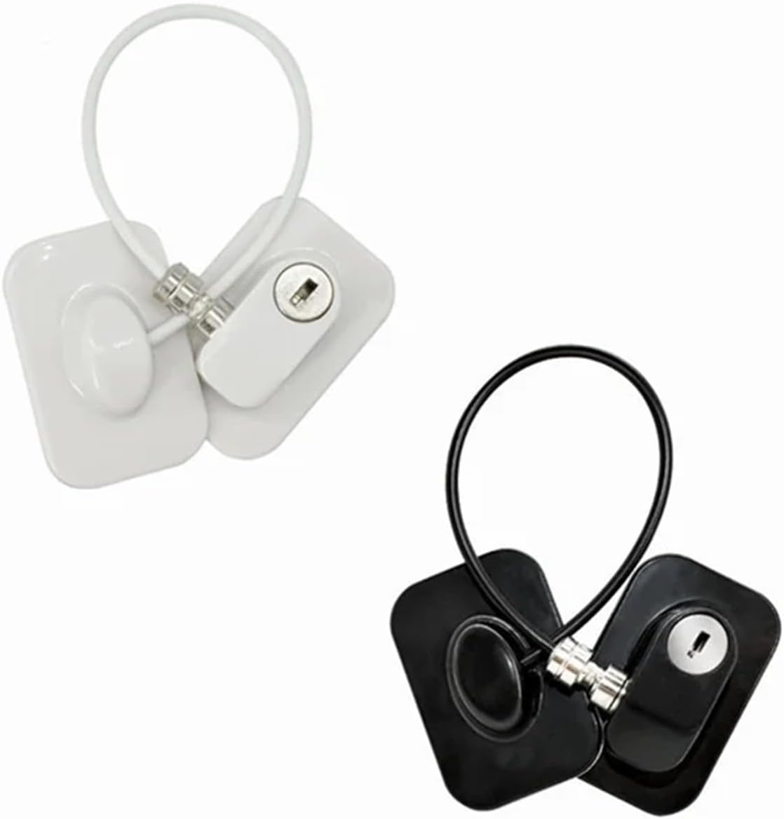 Window Restrictor Lock Protector Door Chain Sliding Door Cabinet Latch Limiter Home Hardware Accessories 1Pcs(Black)