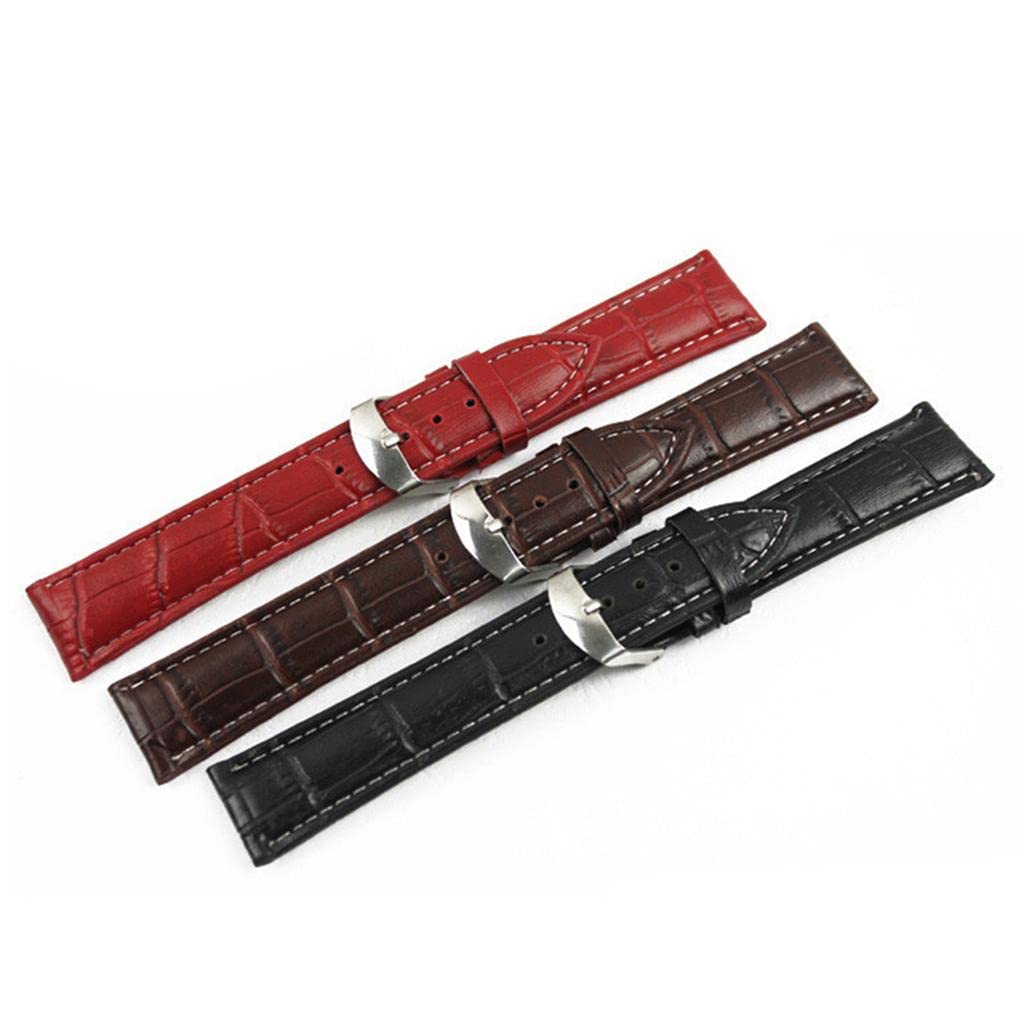 CALANDIS Alligator Grain Embossed Pattern Leather Watch Band Strap 16mm Black (B09ZTXXDS1) Amazon Price History, Amazon Price Tracker