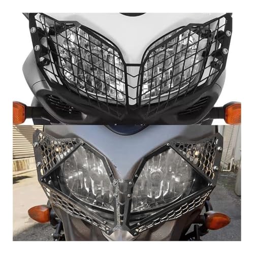 Cache phare pour V-Strom 650 2012-2016 - Grille de protection noire - 2