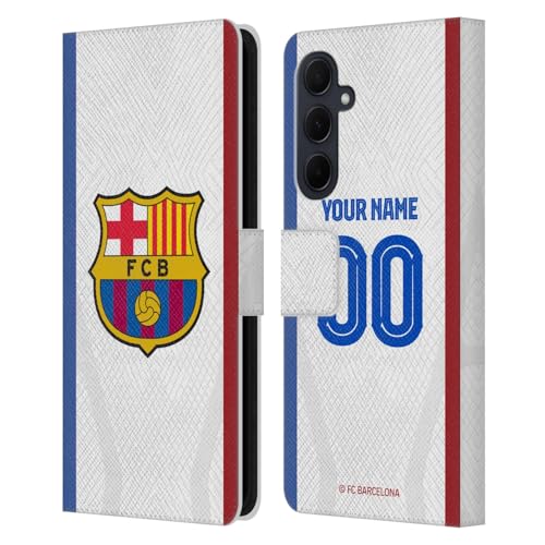 Coque en cuir FC Barcelona pour Samsung Galaxy A35 5G avec rangements