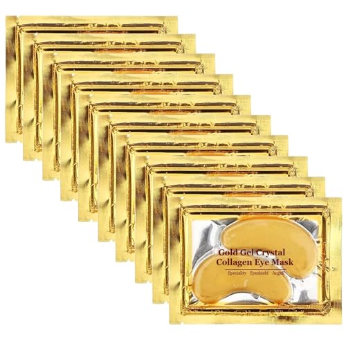 60Pcs/30Pairs JUYOU Reallygood 24K Gold Gel Collagen Eye Pads, Crystal Collagen Under Eye Mask for Moisturizing, Reducing Fine Lines&Dark Circles& Puffy Eyes Under Eye Patch for Women Men, Gold (100Pcs/50Pairs 24K Gold)