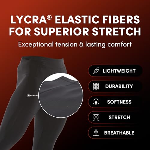 LESTE SkinWrap PRO+ 9 – Mens Compression Pants Quick Dry Running Tights Lightweight Workout Leggings Athletic Training Sports4