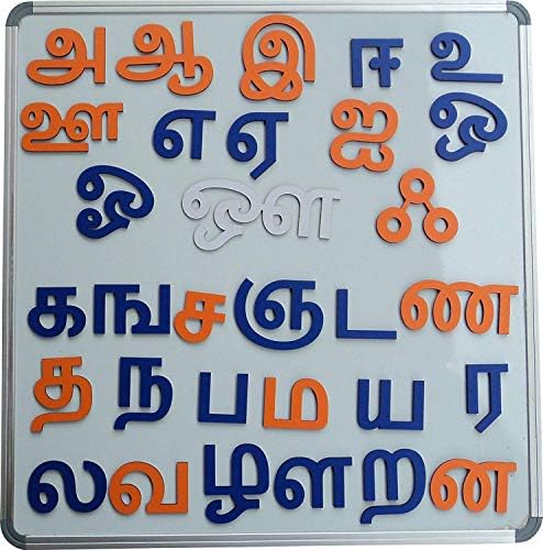 amazon com stonkraft preschool learning toys tamil magnetic letters tamil alphabets tamizh consonants tamil educational toys learning games magnetic board not included toys games