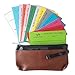 Webstar Cash Envelopes Budget System - Bonus Money Wallet and Pen, Budget Helper 12 Pack Different Colors, Tear & Water Resistant, Can Be Used As Bills Coupon Receipt Coin Holder Planner Organizer