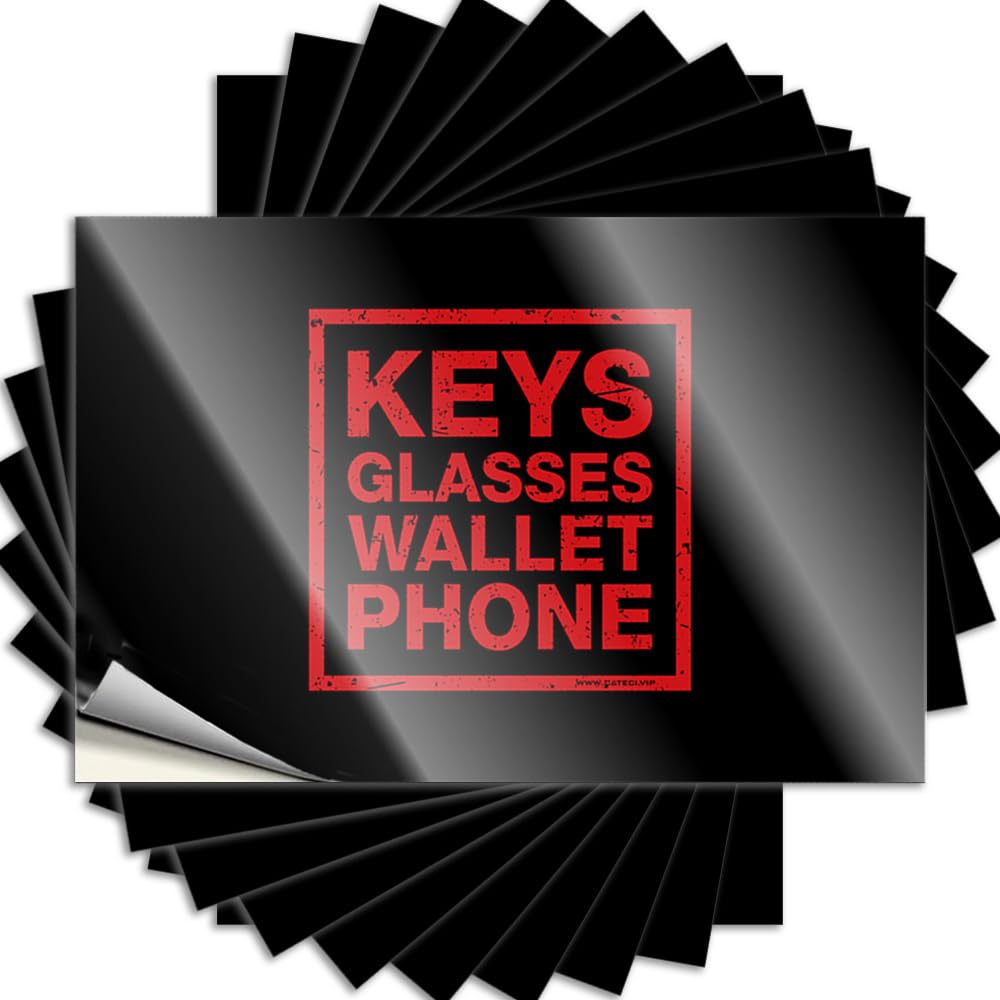 Outside Decor for Porch Designer Tattoos | Keys Wallet Phone Glasses Fall Durable Vinyl Sticker Easy Apply for Race(8X12CM)