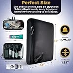 Slim Toiletry Bag for Travel – Flat Hanging Dopp Kit for Men, TSA-Approved Shaving Organizer with Leak-Proof Detachable Pouches, Waterproof & Compact, Gift-Ready - Image 4