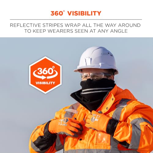 Image of Ergodyne Unisex Adult N-ferno 6961 Reflective Winter Neck Gaiter