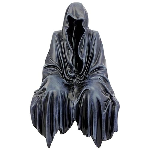 Reaping Solace The Creeper Reaper Sitting Statue For Home Decor, Gothic Shelf Sitting Resin Garden Statue Sculpture Halloween Decor For Office Living Room Bedroom Desktop Ornament #TOP7