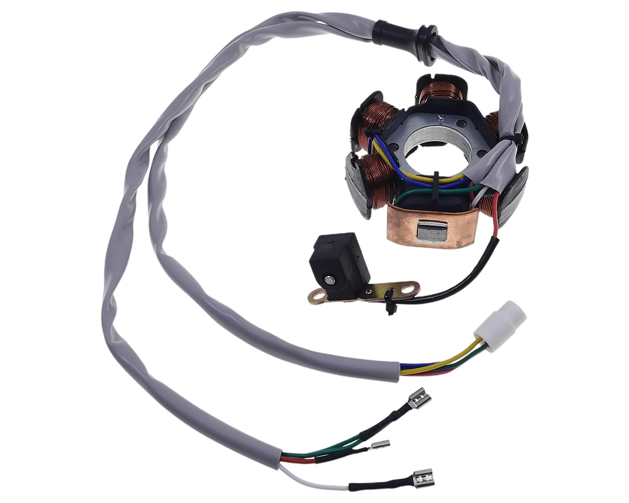 2EXTREME estator compatible con Piaggio Sfera NSL 50, sin catalizador | Juego de cables y captador; referencias 830294, 180310B; compatible con Zip SSL 25 -99, TPH Typhoon 50, Sfera RST 50, NRG 50