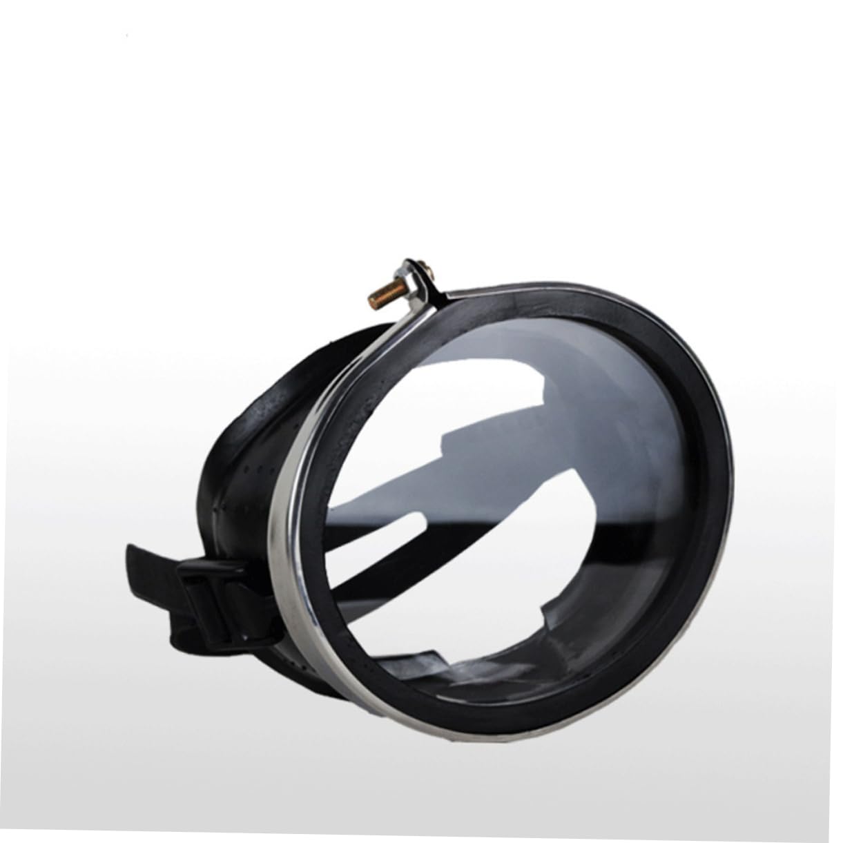 POPETPOP Dive Goggle Stainless Steel Frame Waterproof Anti-Fog Glass Swimming Diving Mask Set