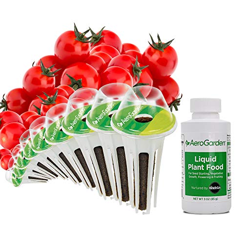 AeroGarden Kit de Capsules de graines de tomates Cerise Rouges Traditionnelles Miracle-GRO Bounty, Multicolore, 12,8x5x20,5 cm