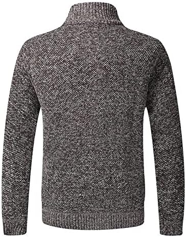 Vista 4 de Cardigan Men Sweaters Jackets Mens Knitted Sweatercoat Cardigan Sweater Coat Men