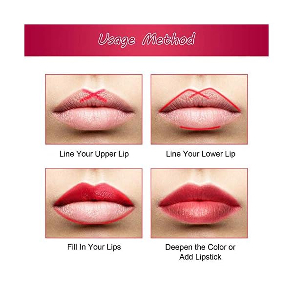 BONNIESTORE-12-Colors-Matte-Lip-Liner-Pencil-Set-High-Pigmented-Long-Lasting-Waterproof-Matte-Lip-Liners-and-Smooth-Makeup-Lip-Pencils BONNIESTORE Matte liquid Lipstick Set, Waterproof lipstick Set (#1)