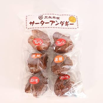 Amazon.co.jp: 三矢本舗 サーターアンダギー 3種/6個入 (1個
