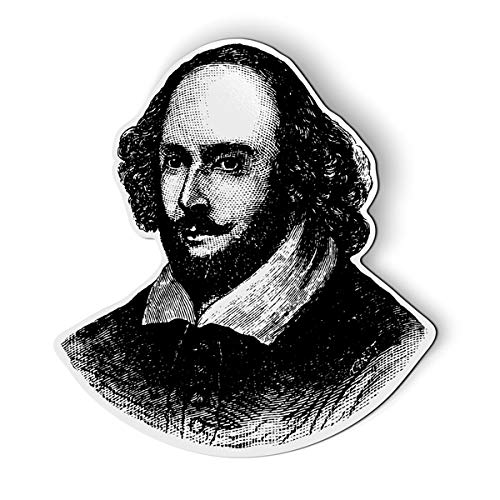Shakespeare Poet Writer Legend - 5.5" Magnet for Car Locker Refrigerator