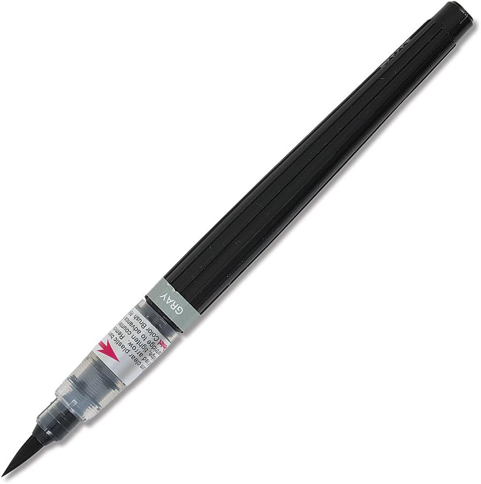Pentel Color Brush Pen, Black (GFLBP101)